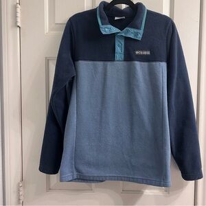 Columbia Two-Tone Fleece Pullover | Size S | Retro Outdoor Style